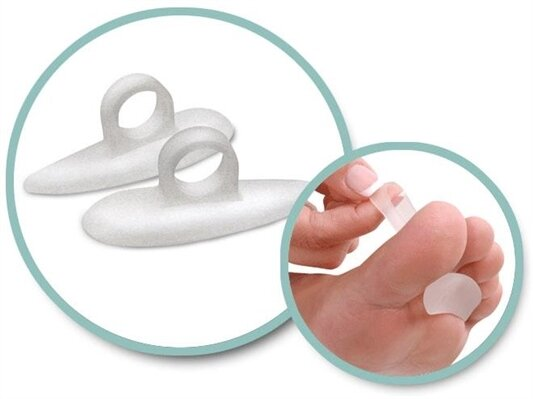Перегородка міжпальцева Foot Care TS-110 силіконова, з кріпленням, розмір L (39 - 46), 1 пара