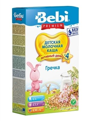 Каша молочна Bebi Premium Гречана, з 4 місяців, 200 г