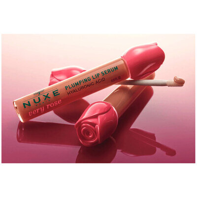 Сироватка для губ Nuxe Very Rose Plumping lip Serum із гіалуроновою кислотою, 8 мл