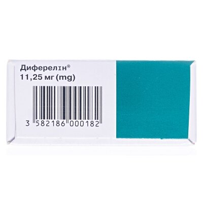 Диферелін порошок для сусп. д/ін. прол./д. по 11.25 мг №1 у флак. з р-ком