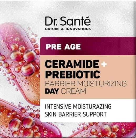 Крем для обличчя Dr.Sante Pre Age Керамід + Пребіотик денний захисний зволожуючий, 50 мл