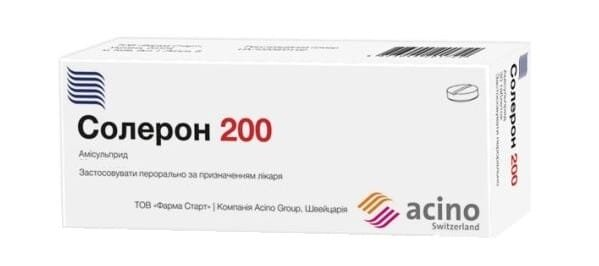 Солерон 200 таблетки по 200 мг №10
