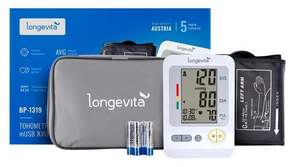 Тонометр Longevita BP-1319 автоматичний, манжета 22-40 см