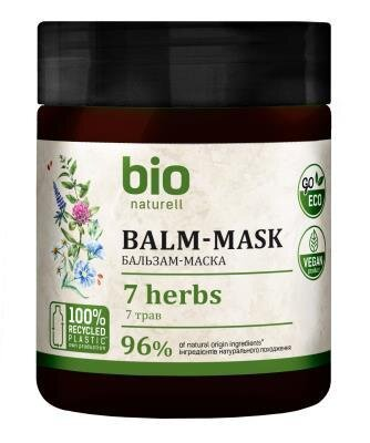 Бальзам-маска для волосся Bio Naturell Комплексний догляд 7 трав, 480 мл