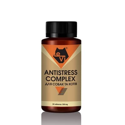 Антистрес Комплекс для собак та котів LeVi 500 mg, 30 таблеток