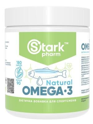 Омега 3 риб'ячий жир Stark Pharm Natural Omega 3 1000 мг, 180 капсул