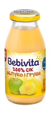 Сік Bebivita Яблуко і груша, 200 мл