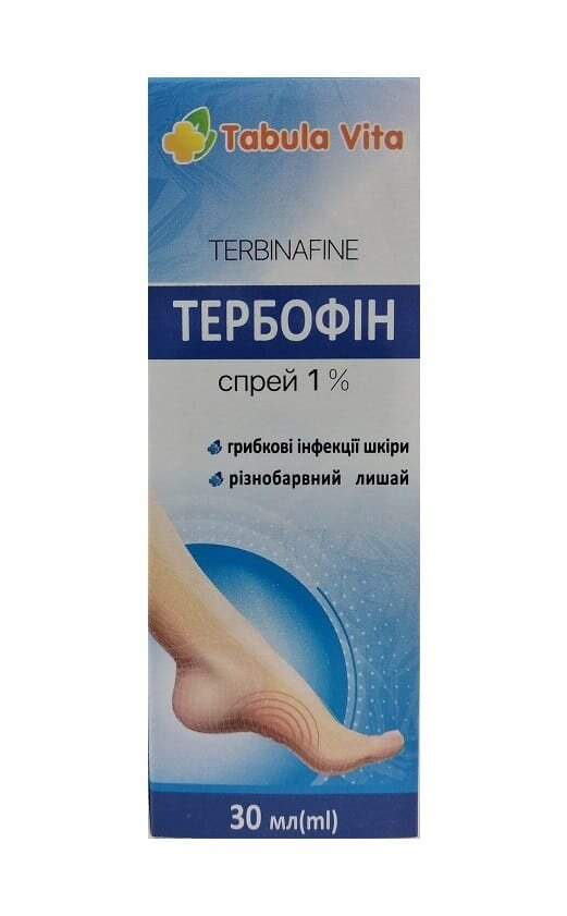 Тербофін Табула Віта спрей 1% по 30 мл у флак.