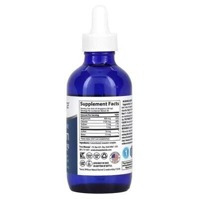 Магній іонізований Trace Minerals Ionic Magnesium 400 мг у краплях, 118 мл
