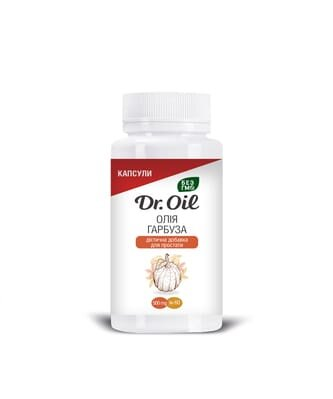 Дієтична добавка Олія гарбуза Dr. Oil капсули №60
