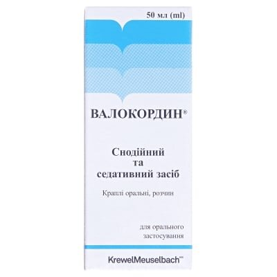 Валокордин краплі ор., р-н по 50 мл у флак.-крап.