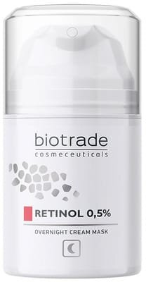 Крем-маска для обличчя Biotrade антивікова нічна з ретинолом 0,5%, 50 мл