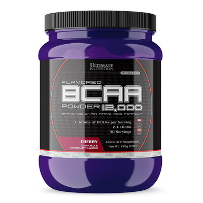 Амінокислота Ultimate Nutrition BCAA 12000 Powder, вишня, 228 г