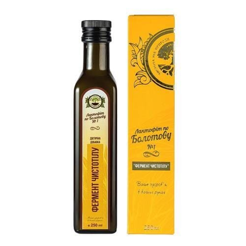 Лактофіт за Болотовим №1 Фермент чистотілу розчин по 250 мл у флак.