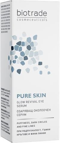Крем для шкіри навколо очей Biotrade Pure Skin Glow Revival проти перших ознак старіння і темних кіл, 15 мл
