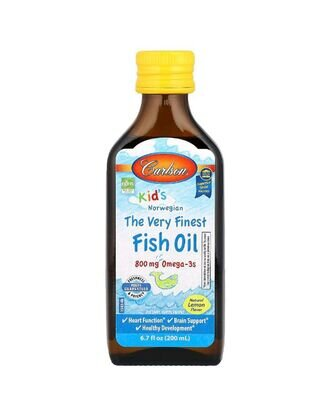 Риб'ячий жир для дітей Carlson Labs Kid's Fish Oil Lemon, лимон, 200 мл
