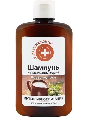 Шампунь на мильному корені Домашній Доктор Козяче молоко, 300 мл