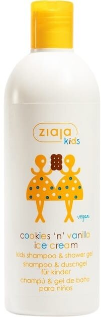 Гель-шампунь для душу Ziaja Kids Ванільне морозиво і печиво, 400 мл