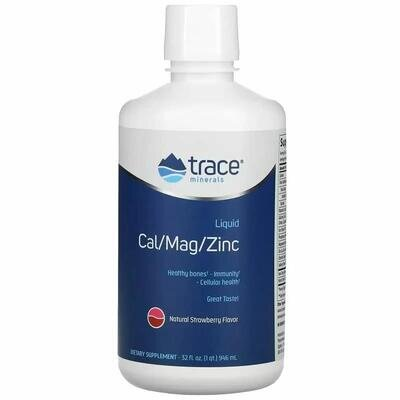Кальцій магній та цинк Trace Minerals Cal/Mag/Zinc, 946 мл