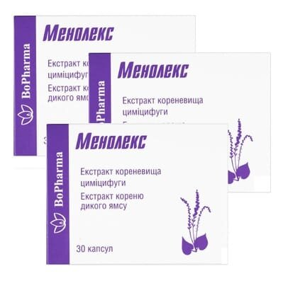 Менолекс капсули №90 (30х3)