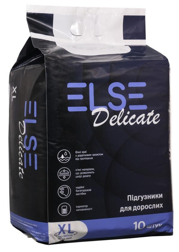Підгузники для дорослих Else Delicate, розмір XL, 10 штук
