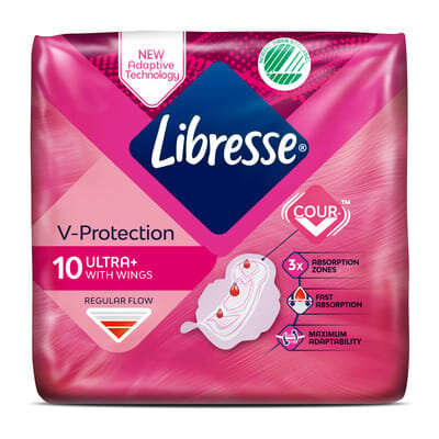Прокладки гігієнічні Libresse Ultra+, 10 шт