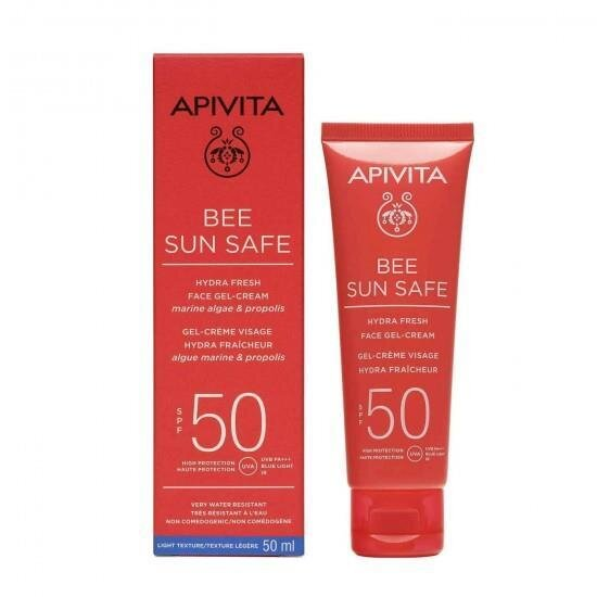Гель-крем для обличчя Apivita Bee Sun Safe SPF50, 50 мл