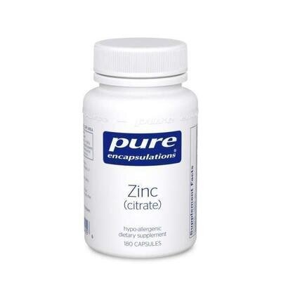 Цинк (цитрат) Pure Encapsulations Zinc (citrate), 180 капсул