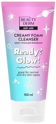 Крем-пінка для вмивання Beauty Derm Ready Glow!, 150 мл