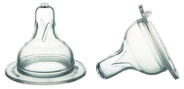 Соска силіконова Canpol Babies EasyStart 21/729 для пляшечок з широким отвором міні, від 0 місяців, 2 шт