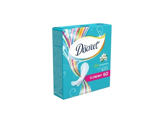 Прокладки щоденні Discreet Deo Spring Breeze Multiform, 60 штук