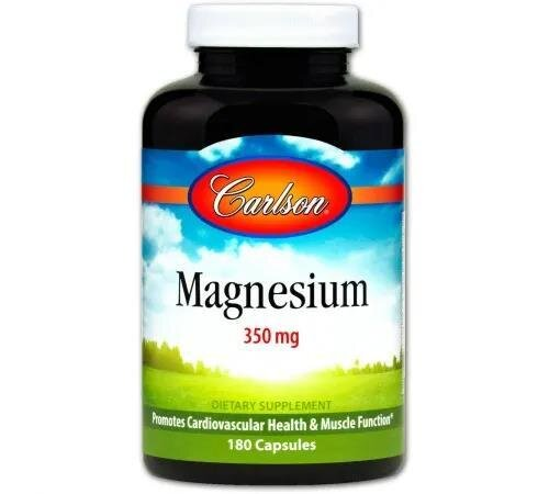 Магній Carlson Labs Magnesium 350 мг, 180 капсул