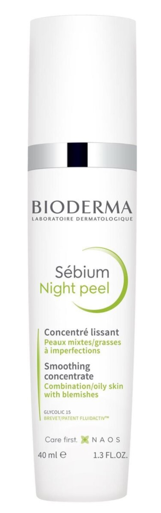 Пілінг-концентрат для обличчя Bioderma Sebium Night Peel розгладжуючий, 40 мл