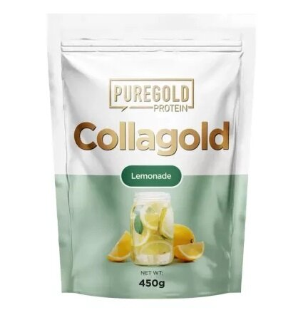 Колаген Pure Gold CollaGold Lemonade з гіалуроновою кислотою, вітаміном С та цинком, зі смаком лимонаду, 450 г