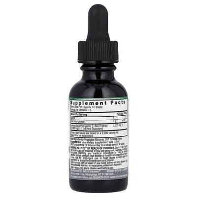 Солодки корінь Nature's Answer Licorice Root 2000 мг рідкий екстракт без спирту, 30 мл