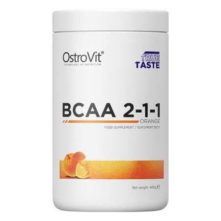 Амінокислоти OstroVit BCAA 2-1-1 смак апельсин, 400 г