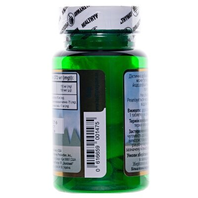 Келп Healthyway Production 150 мкг органічного йоду таблетки №30