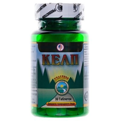 Келп Healthyway Production 150 мкг органічного йоду таблетки №30
