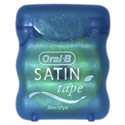Зубна нитка Oral-B Satin Tape, М'ята, 25 м
