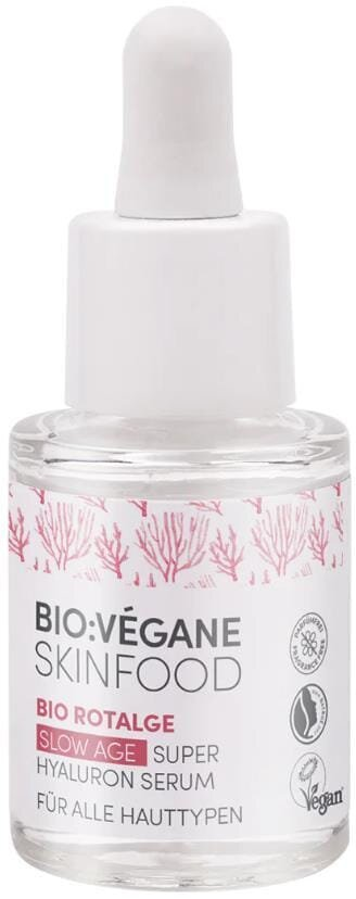 Сироватка для обличчя Bio:Vegane Organic Redalgae гіалуронова з червоними водоростями для інтенсивного зволоження, 15 мл