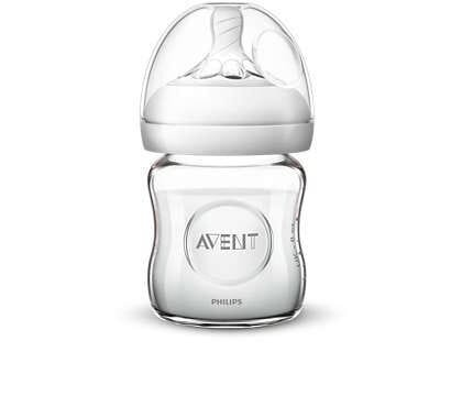 Пляшечка для годування Philips Avent SCF051/17 (SCF671/17) Natural 2.0 скляна, 120 мл