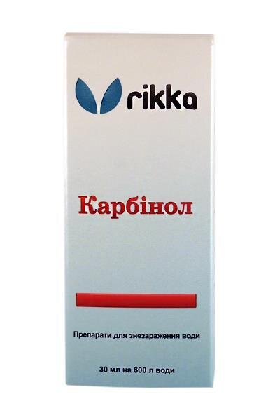 Карбінол Rikka для знезараження акваріумної води, 30 мл