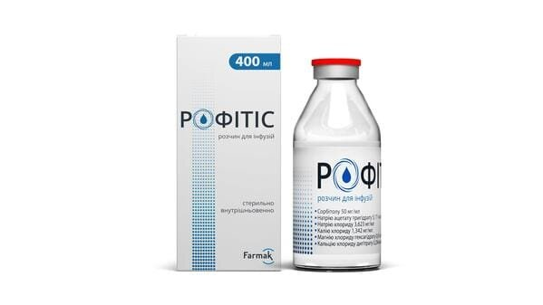 Рофітіс розчин д/інф. по 400 мл у флак.