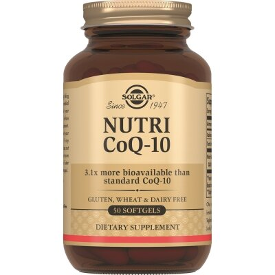 Нутрікоензим Q10 Solgar Nutri CoQ-10 м'які капсули №50
