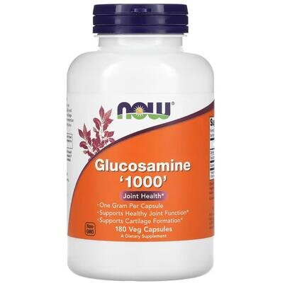 Глюкозамін NOW Glucosamine 1000 мг вег. капсули №180