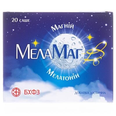 МелаМаг-B6 гранули по 2,3 г №20 у саше