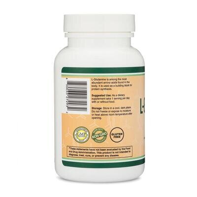 L-глутамін Double Wood L-Glutamine 1000 мг, 120 капсул