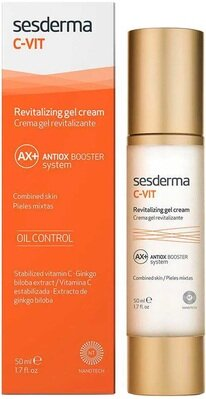 Крем-гель для обличчя Sesderma С-Vit зволожуючий з вітаміном С, 50 мл