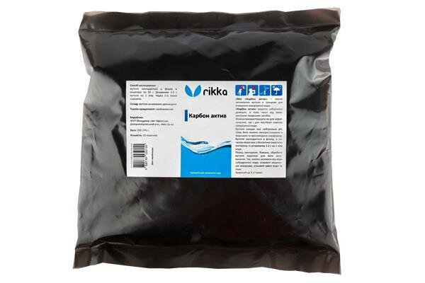Карбон-Актив Rikka для акваріумної води, 200 г