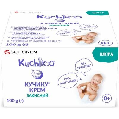 Крем Kuchikoo Кучику захисний з оксидом цинку, 100 г